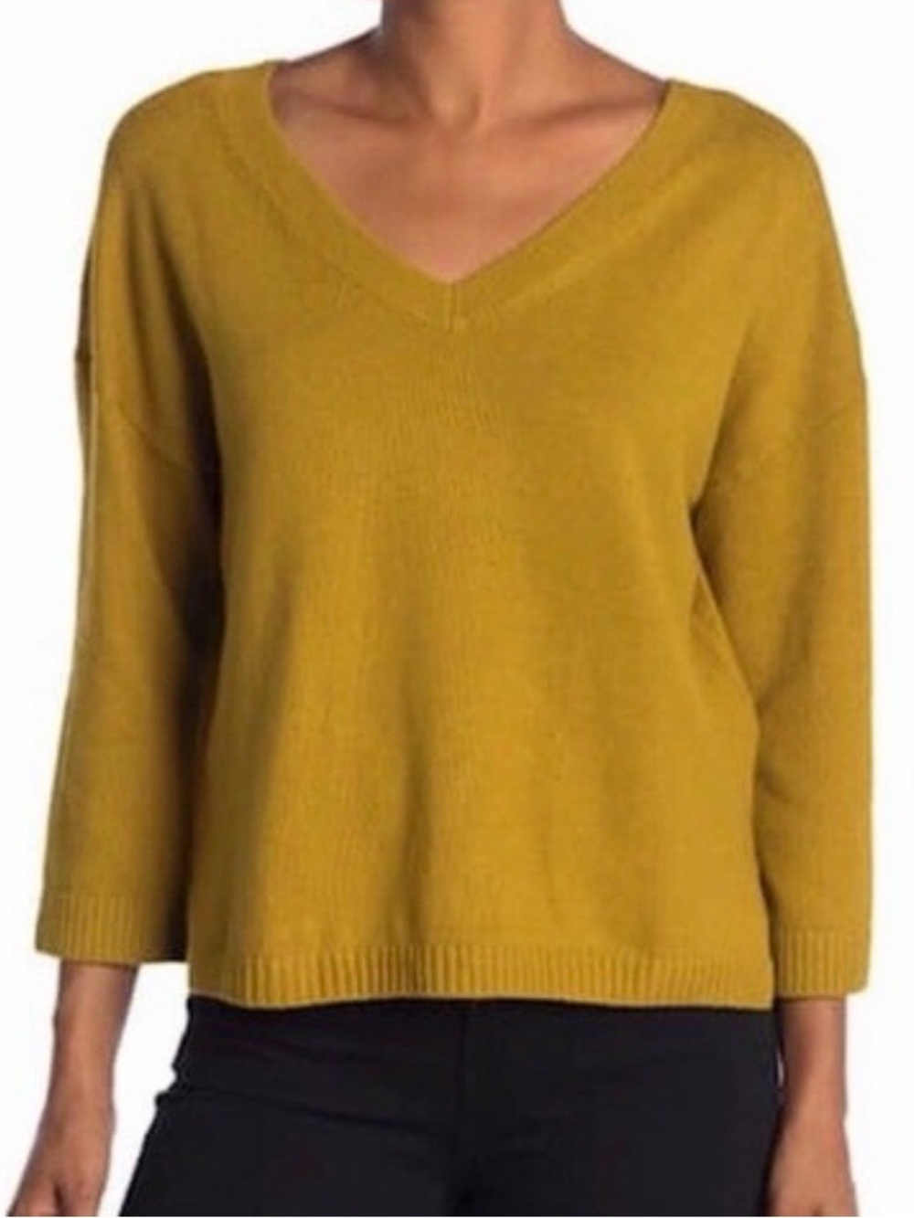 Madewell Golden V-Neck Women's Sweater